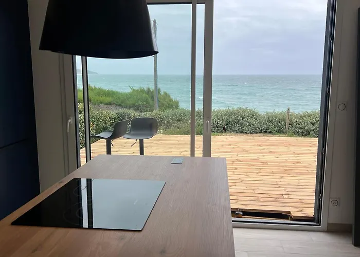 Le Bruit Des Vagues Sciotot בית נופש Les Pieux